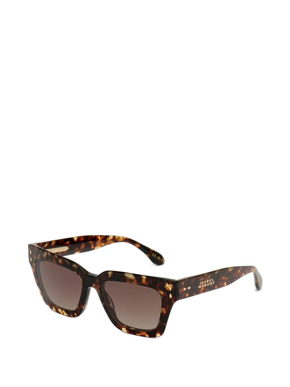  Isabel Marant Carmy-gd Square-frame Sunglasses - Brown 
