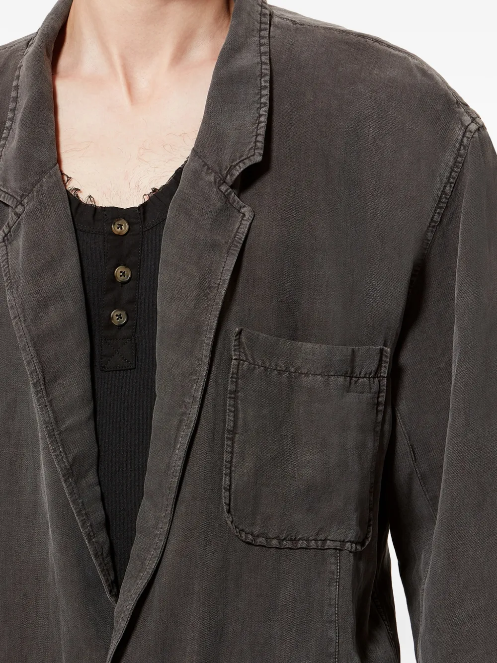 MARANT Stan blazer met zak met knopen Grijs
