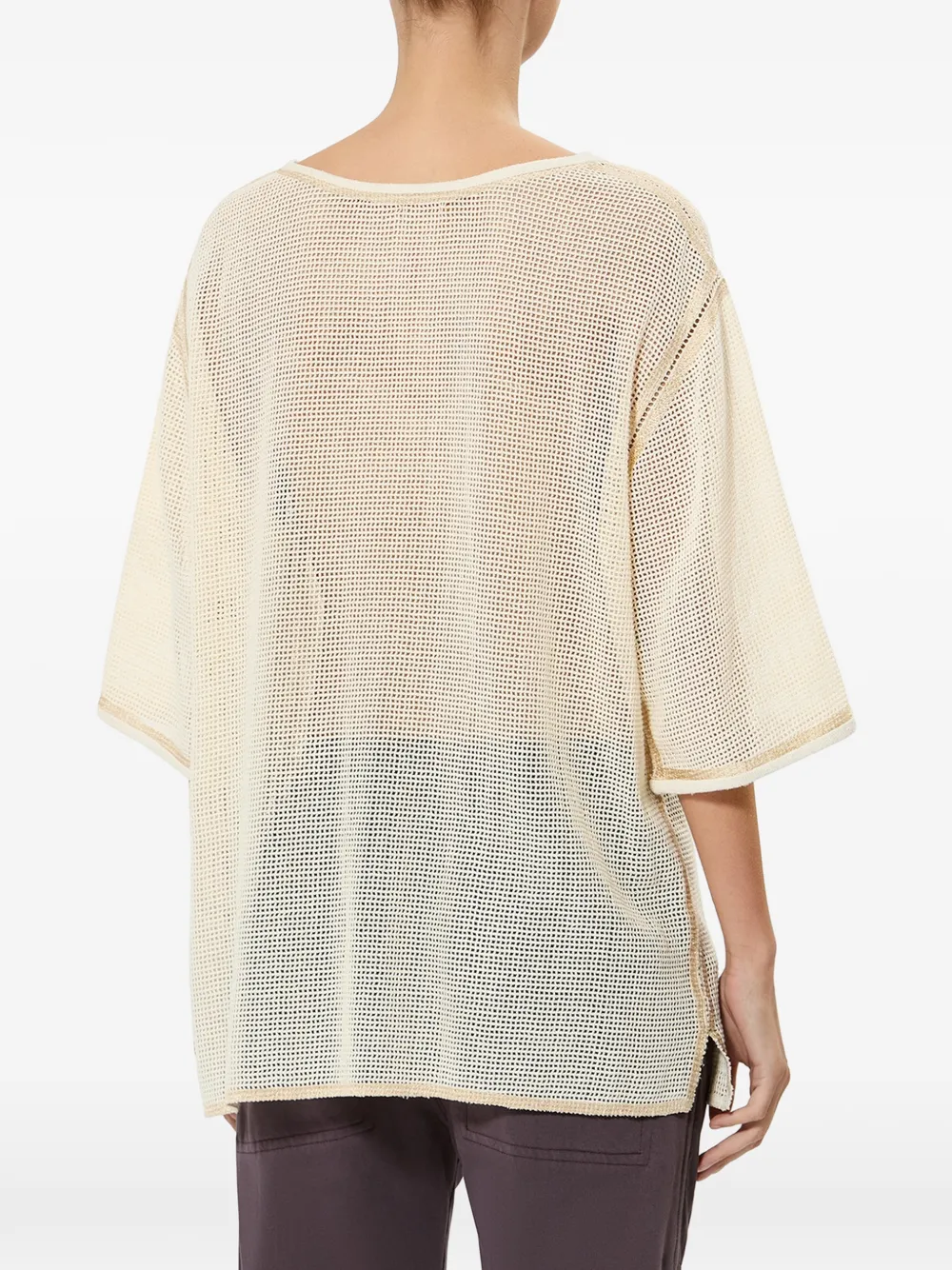 ISABEL MARANT Nisrine T-shirt met ronde hals Beige