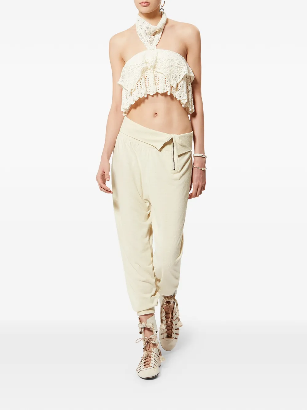  Isabel Marant Tydie Trousers - Neutrals 