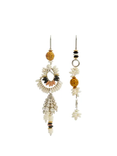 ISABEL MARANT Lyna asymmetrical pendant earrings