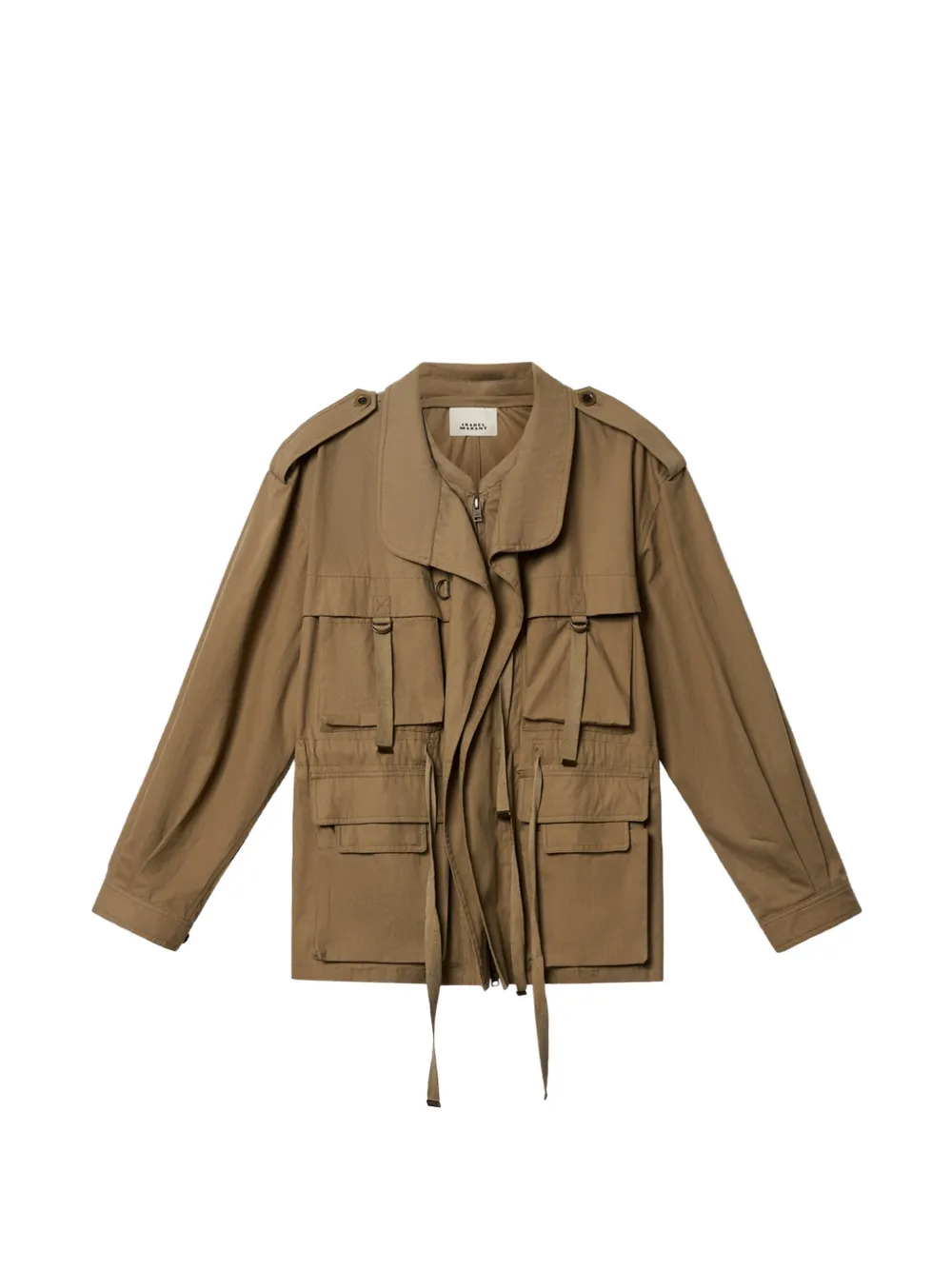 ISABEL MARANT Beriza cargo-pockets jacket - Marrone