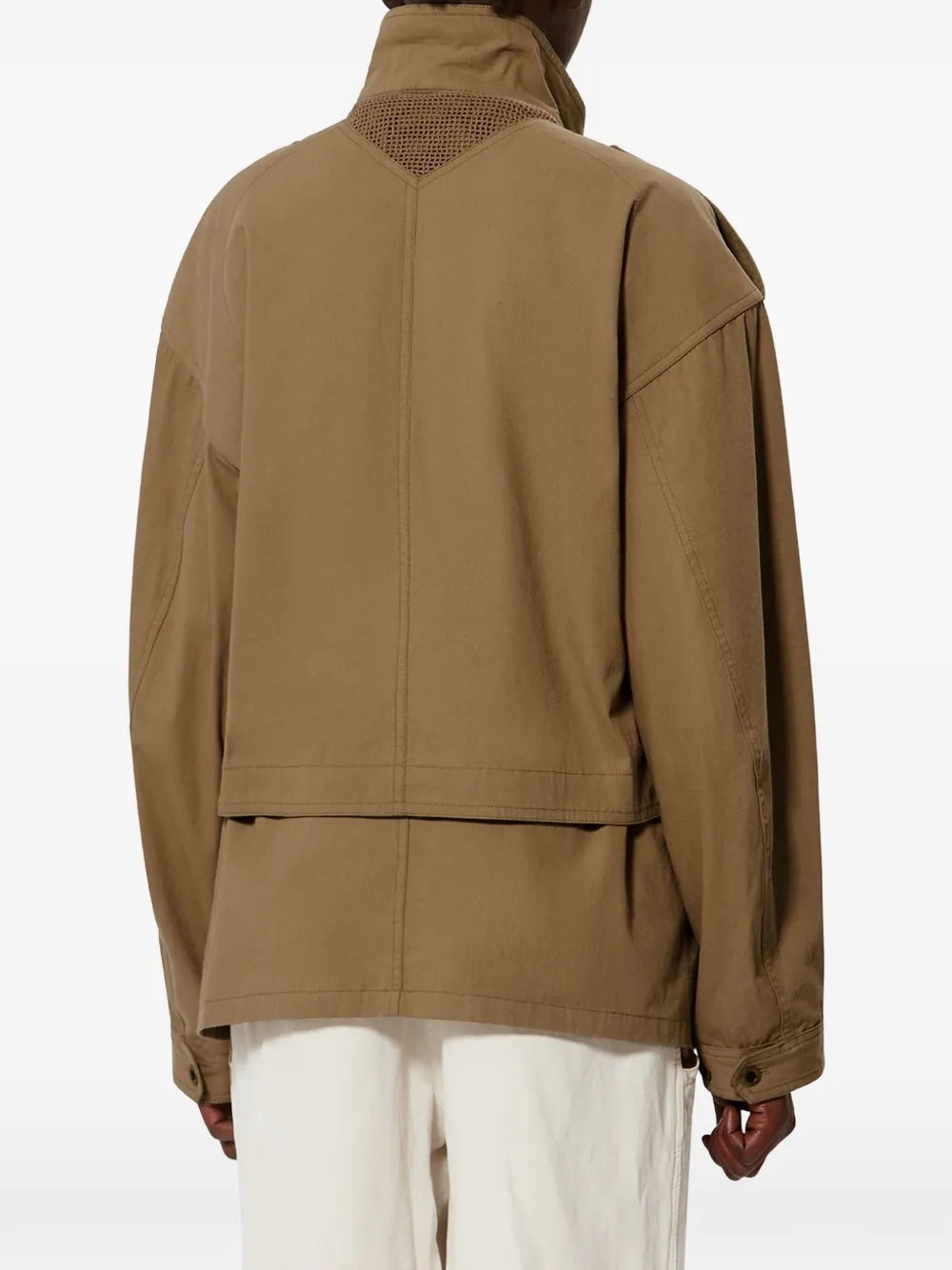 ISABEL MARANT Beriza jack met cargo zakken Bruin