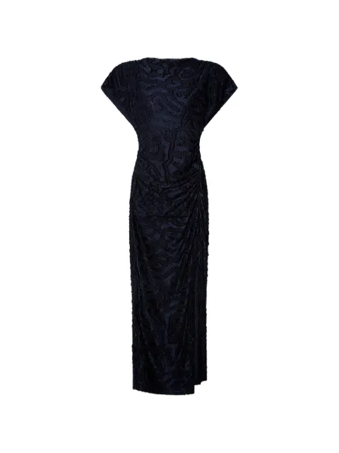 ISABEL MARANT Ladan geometric-jacquard midi dress