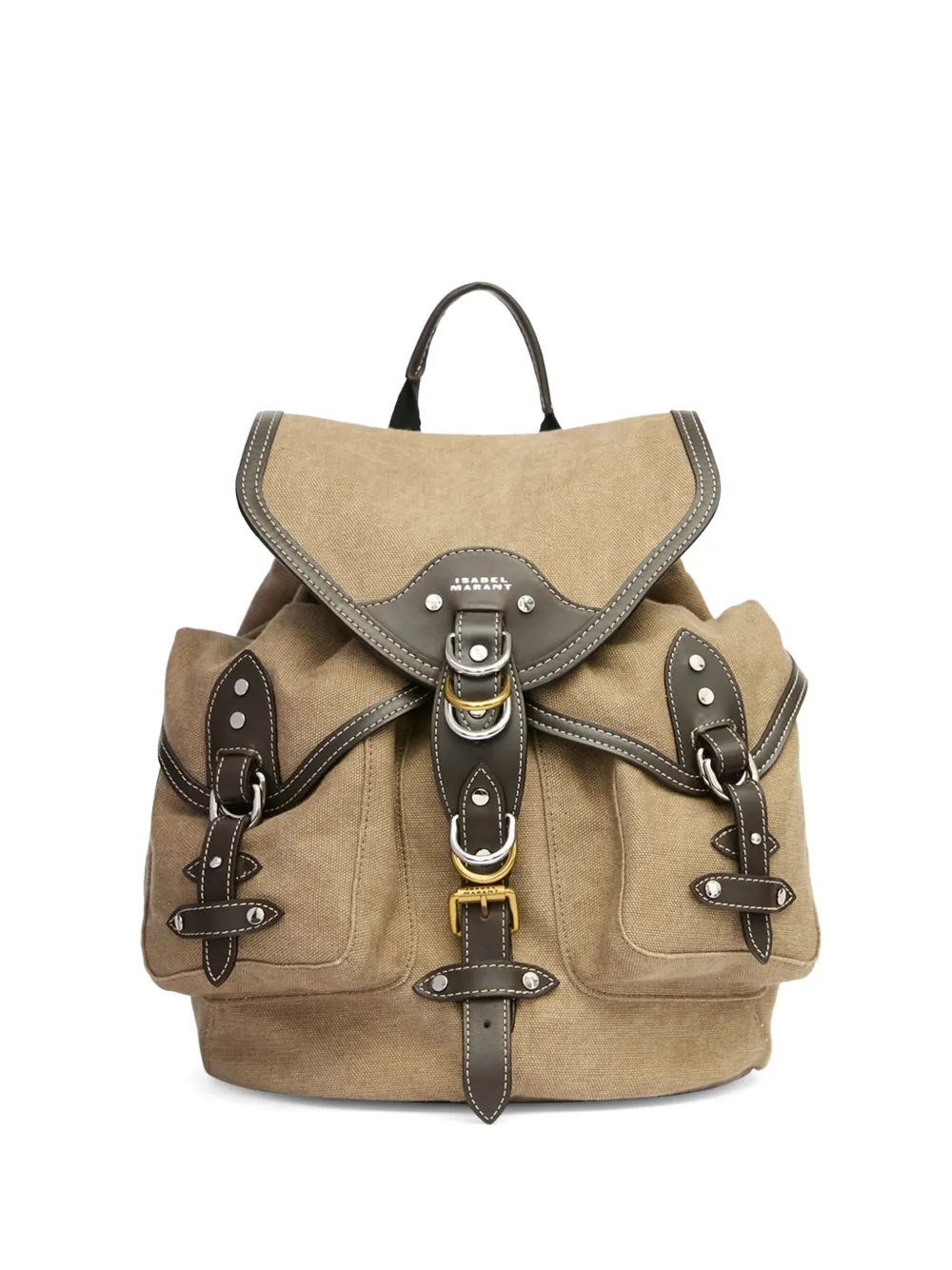 ISABEL MARANT Yumbo small backpack - Toni neutri