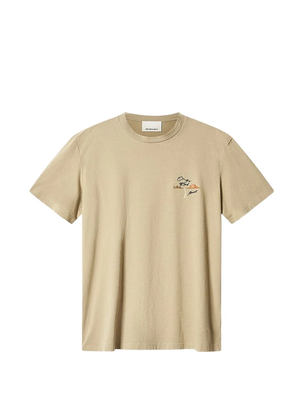 ISABEL MARANT Honore chest-embroidery T-shirt - Toni neutri