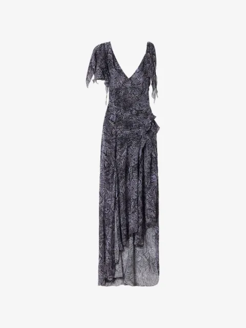 ISABEL MARANT Tylena ruffled asymmetric dress