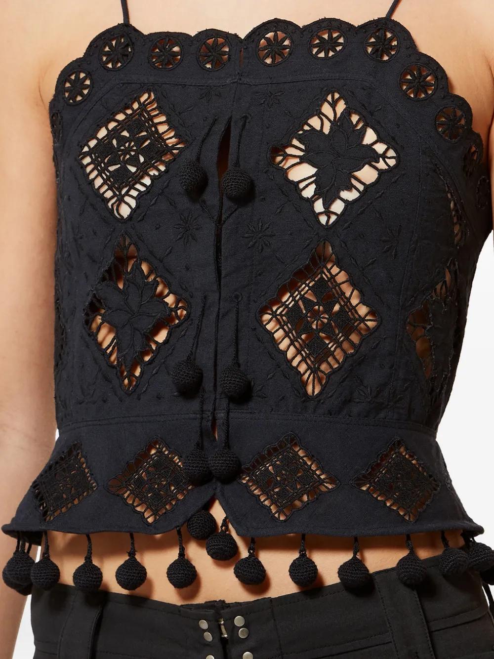 ISABEL MARANT Nelsey top Zwart