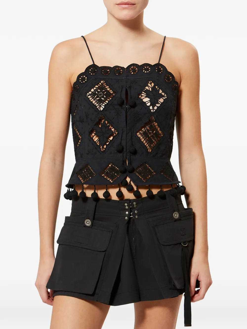 ISABEL MARANT Nelsey top Zwart