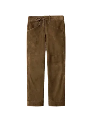Polo Ralph Lauren スエードパンツ ブラウン Ralph Lauren Collection スエードパンツ | ブラウン | FARFETCH JP