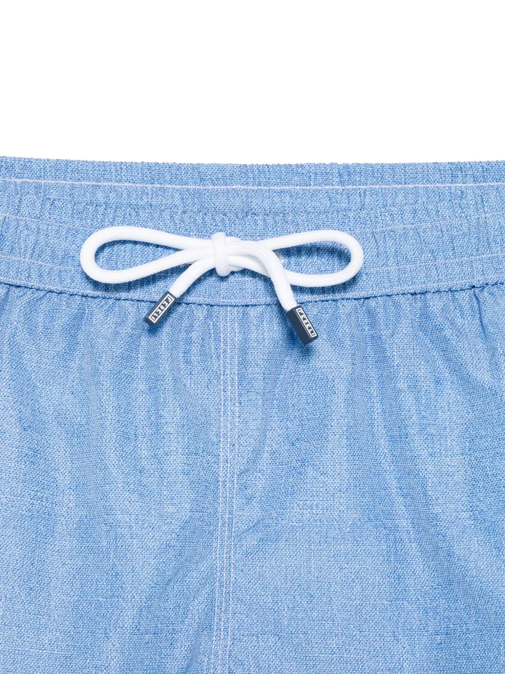  Fedeli Drawstring Beach Shorts - Blue 