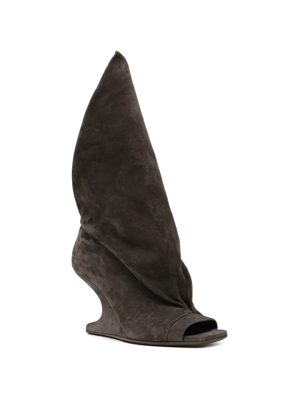 Rick Owens Sandalen met open neus Bruin