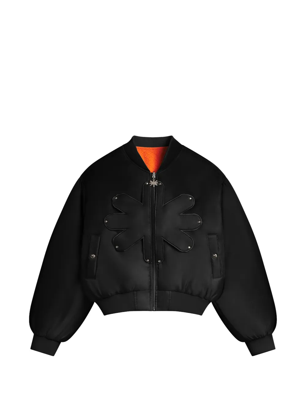 LOSTSHDWS logo-detail reversible bomber jacket - Nero
