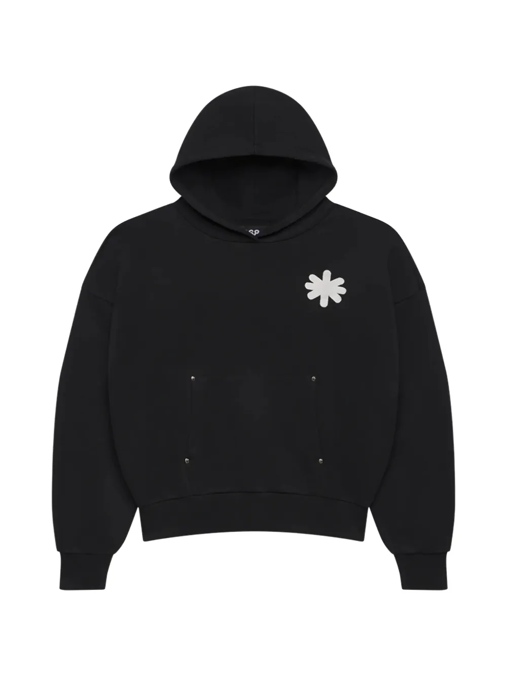 LOSTSHDWS distressed-effect hoodie - Nero