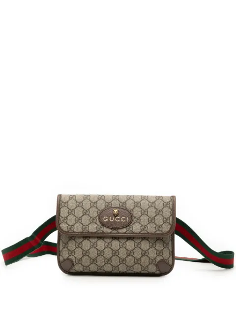 Gucci Pre-Owned cangurera GG Supreme Web Neo Vintage 2016-2025