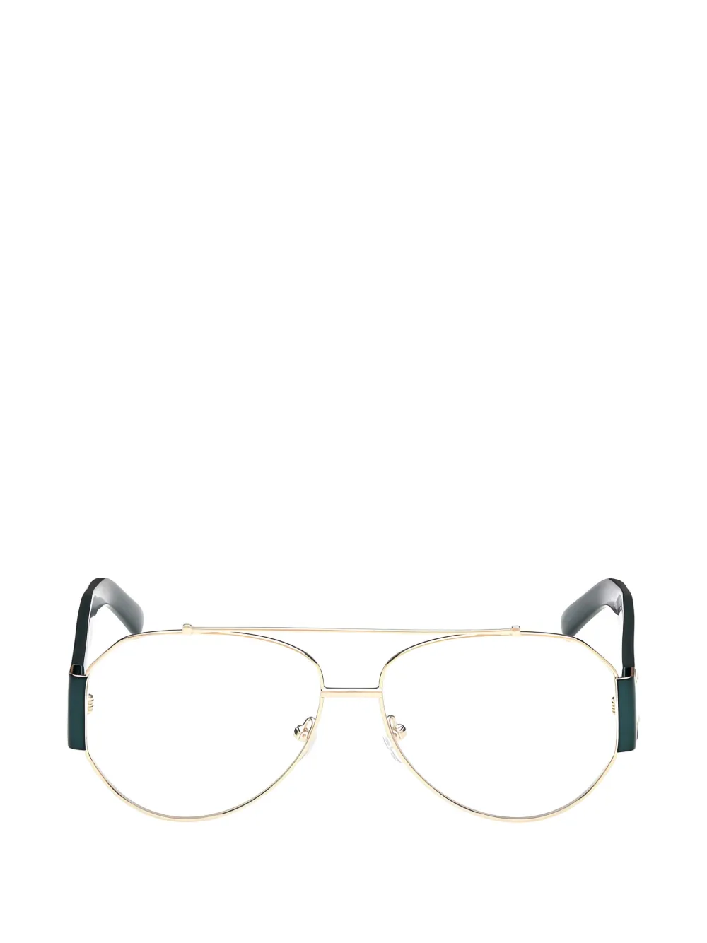 MCM double-bridge pilot-frame glasses - Gold