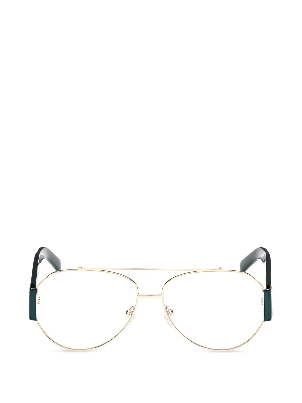 MCM double-bridge pilot-frame glasses - Gold