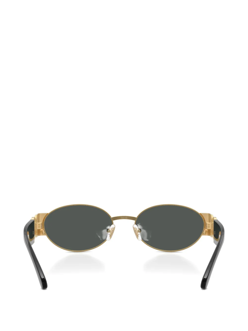 Versace Eyewear Zonnebril met ovalen montuur Goud