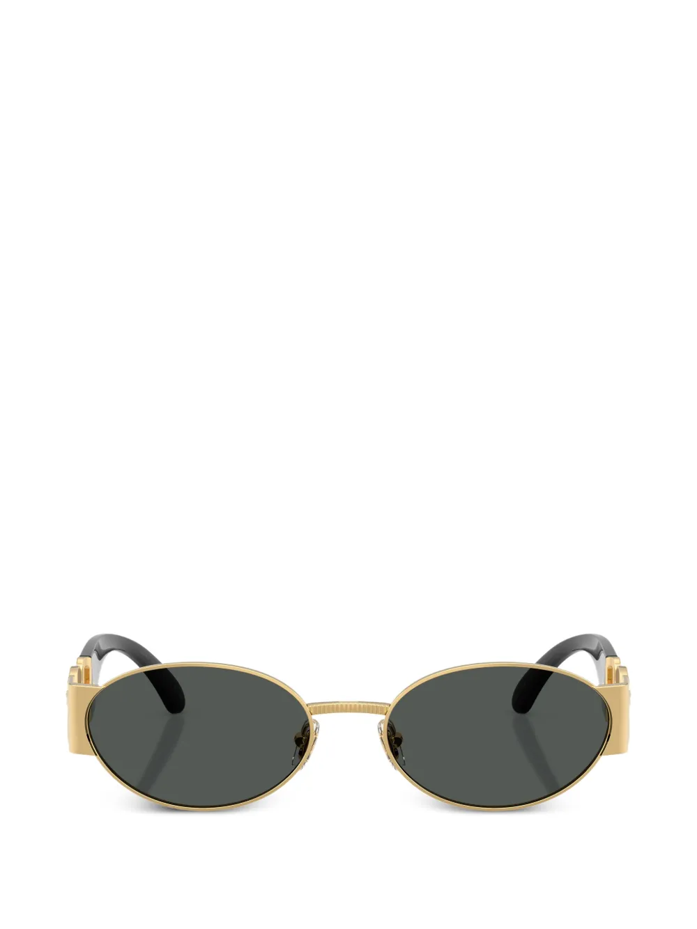 Versace Eyewear Occhiali da sole ovali - Oro