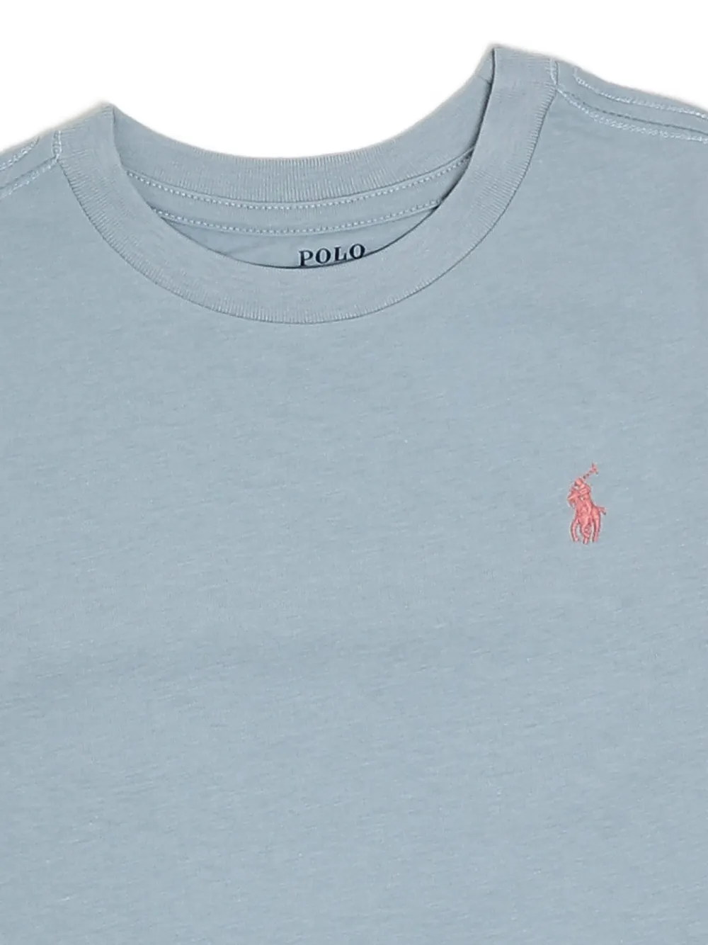 POLO RALPH LAUREN KIDS Katoenen T-shirt met ronde hals Blauw