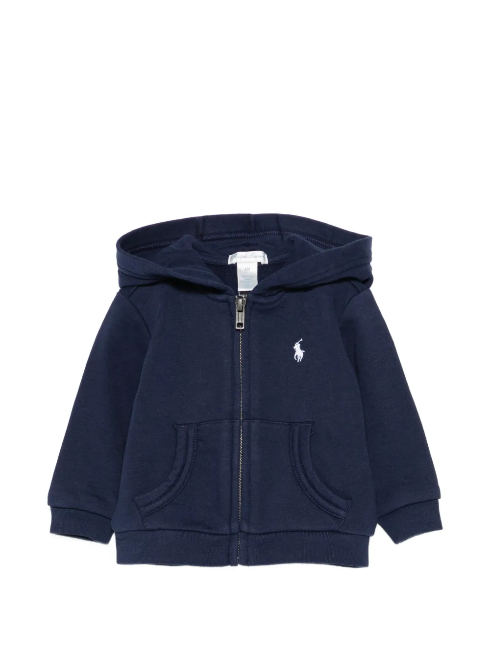 POLO RALPH LAUREN KIDS zip-up hoodie - Blu