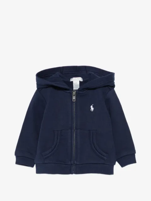 POLO RALPH LAUREN KIDS zip-up hoodie