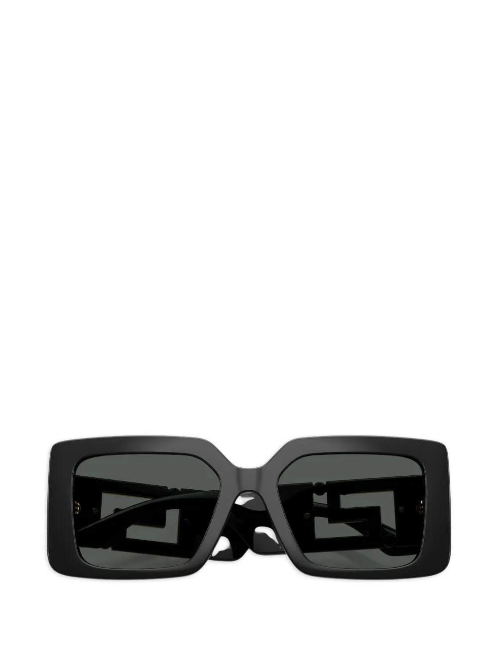 Versace Eyewear Zonnebril met vierkant montuur Zwart