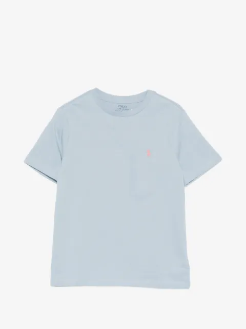 POLO RALPH LAUREN KIDS playera con cuello redondo
