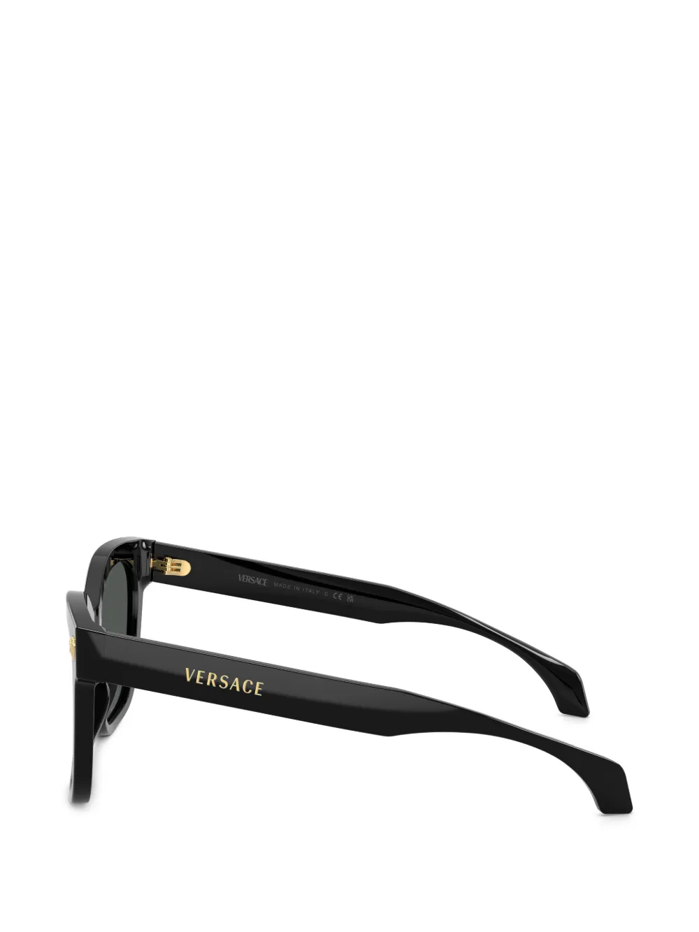 Versace Eyewear Medallion zonnebril met vierkant montuur Zwart