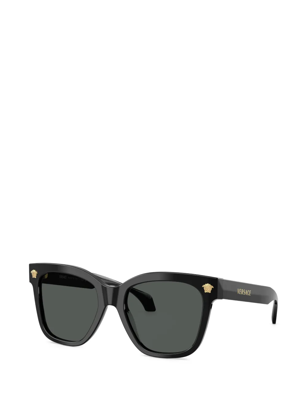 Versace Eyewear Medallion zonnebril met vierkant montuur Zwart