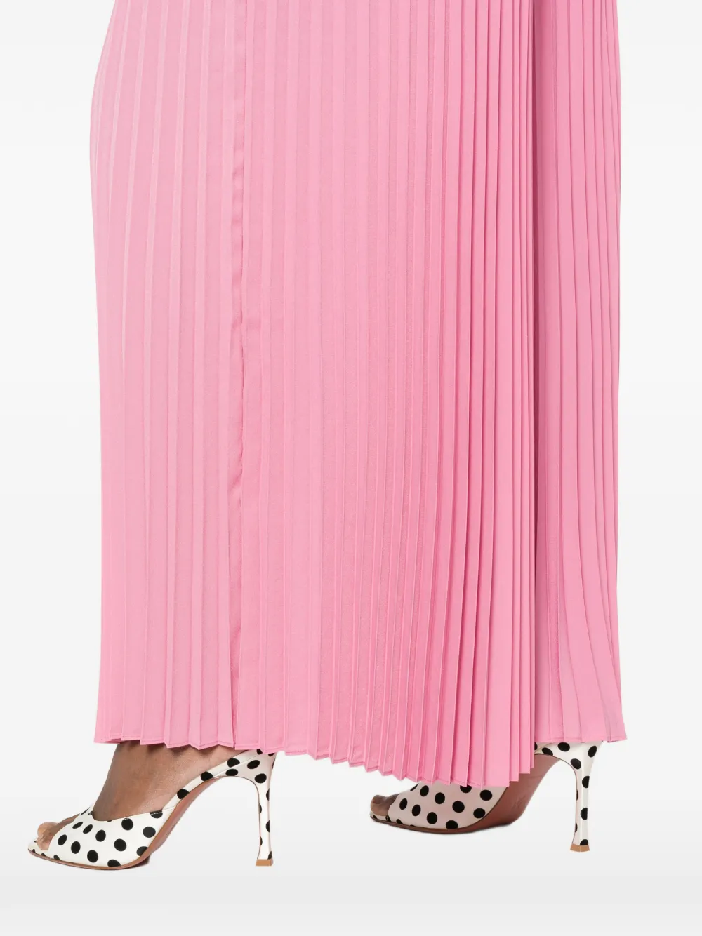 TWINSET Palazzo plooibroek Roze
