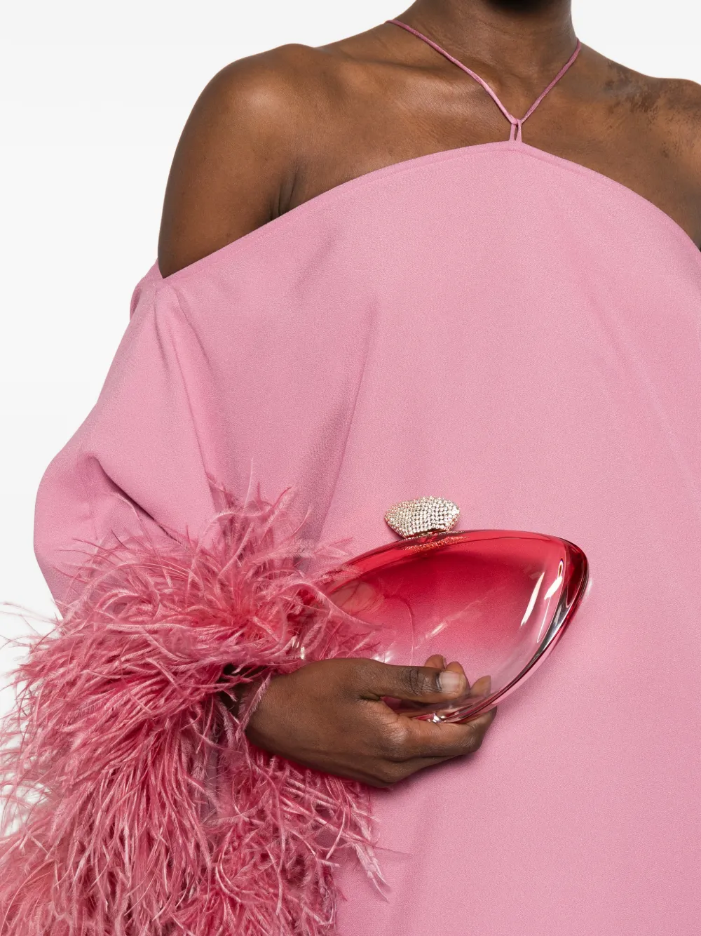  Benedetta Bruzziches Armonia Clutch Bag - Pink 