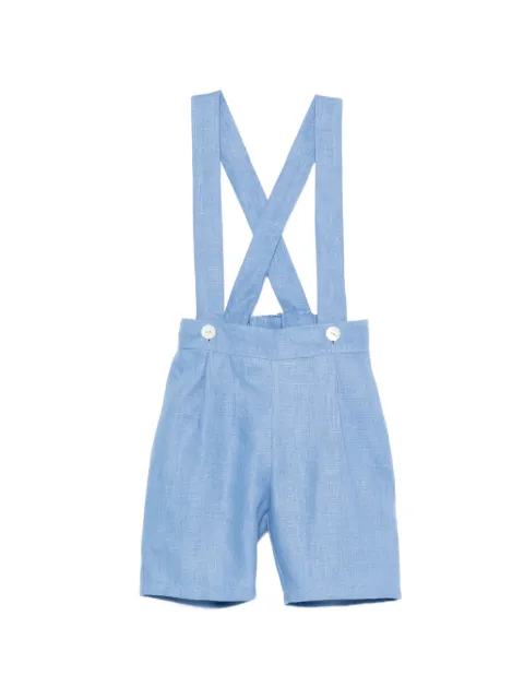 Mariella Ferrari button suspender shorts