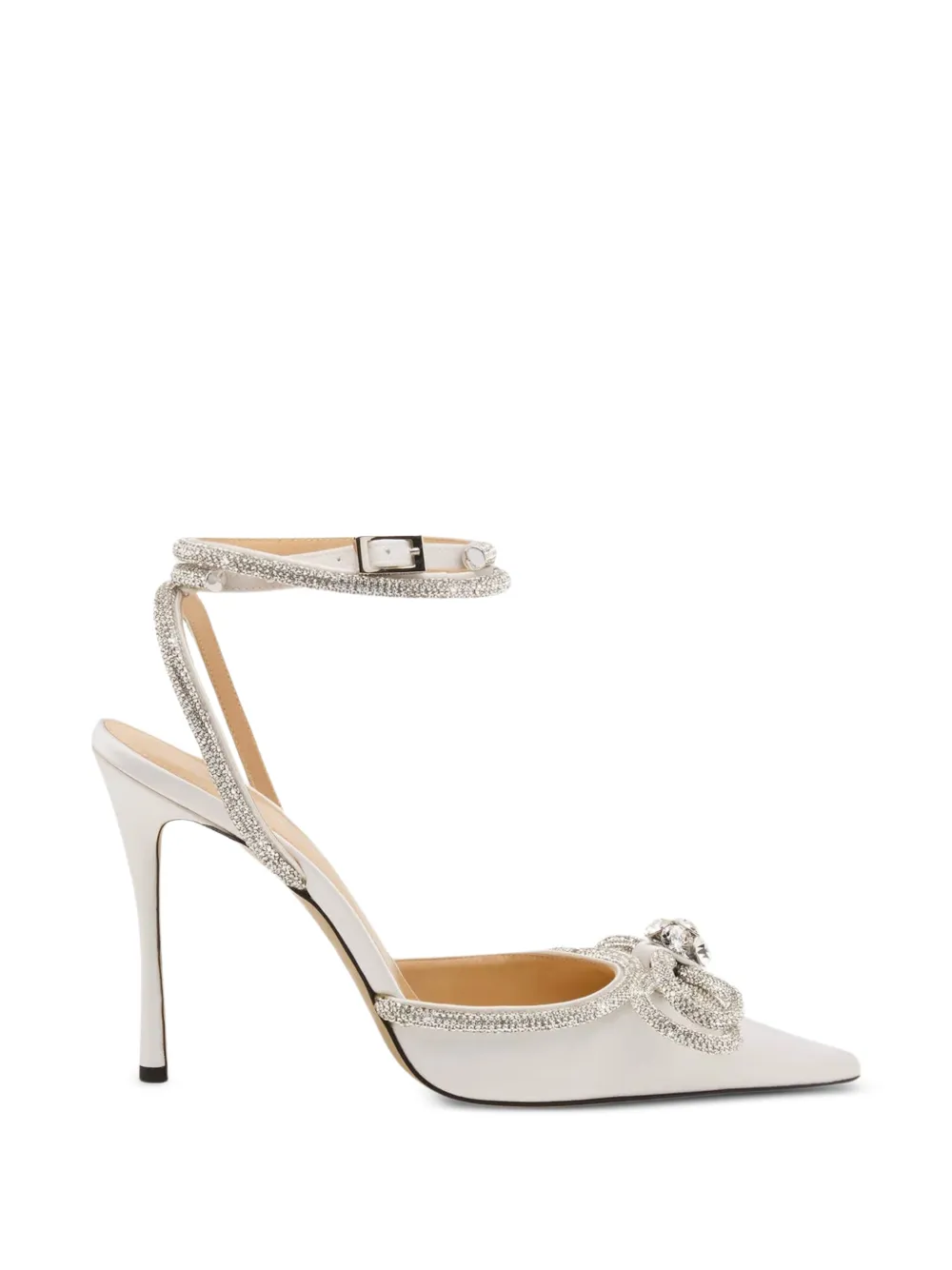 MACH & MACH double-bow heeled pumps - Bianco