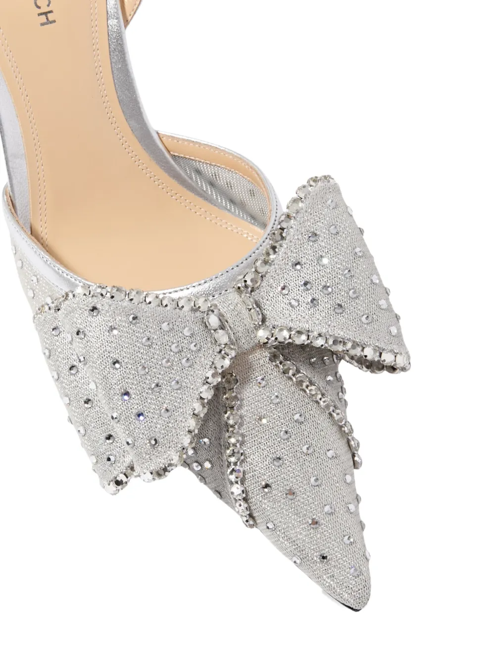 MACH & MACH Le Cadeau slingback pumps Zilver