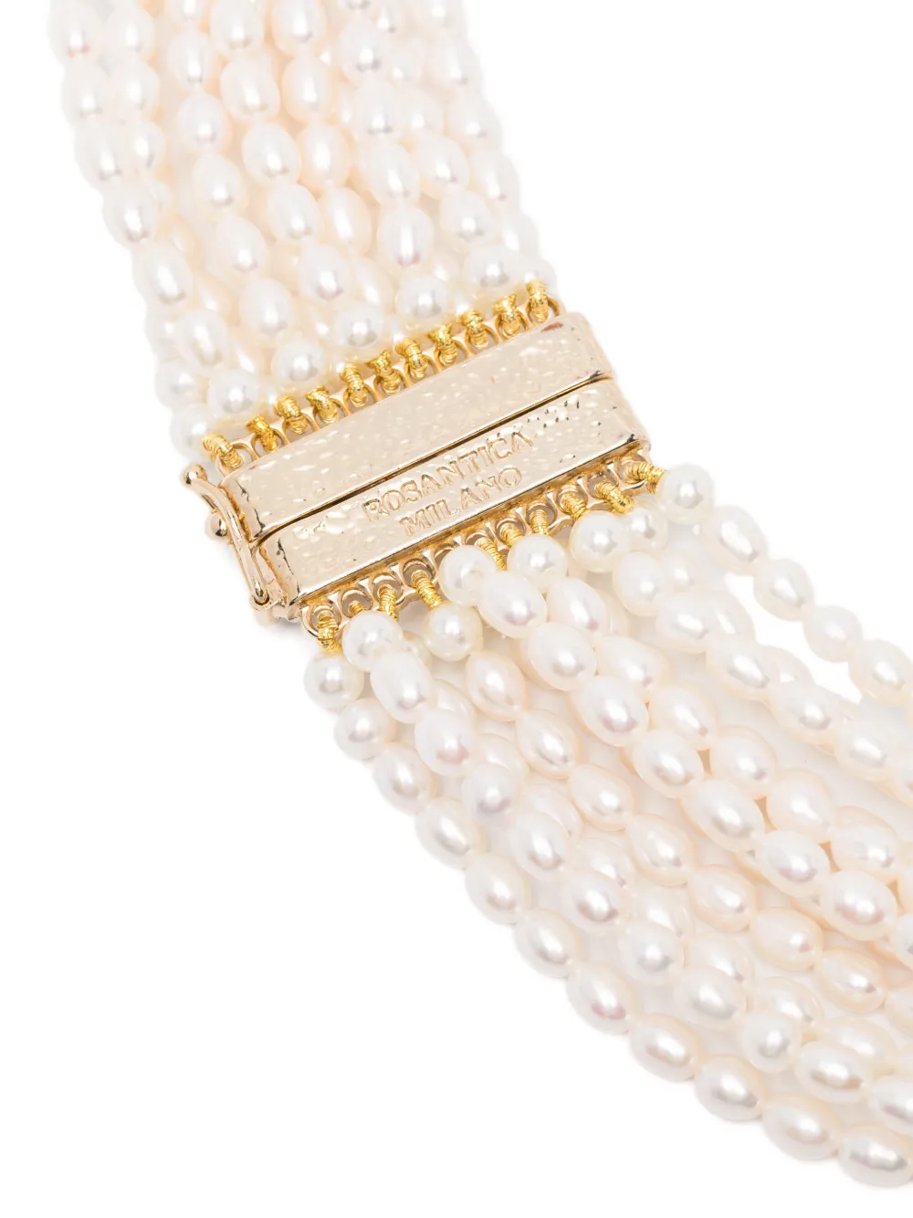  Rosantica Pearl Multi-strand Necklace - White 