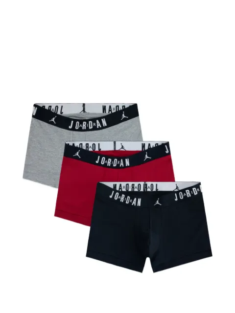 Jordan Kids pack de tres bóxeres con logo en la pretina