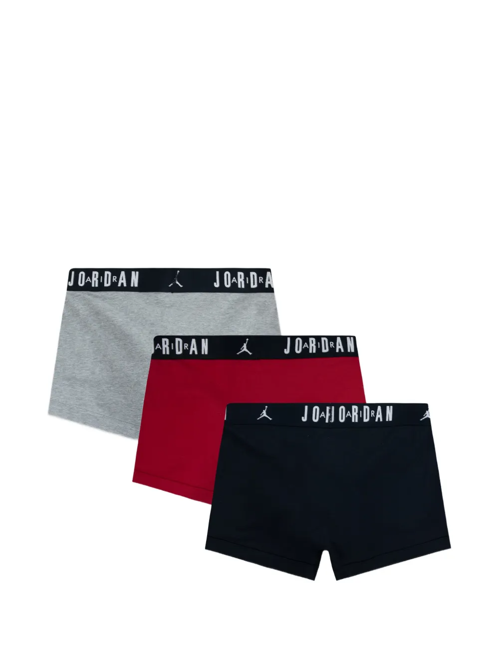 Jordan Kids Drie boxershorts met logoband Rood