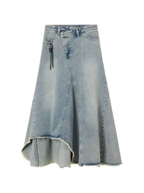 Musium Div. frayed a-line skirt