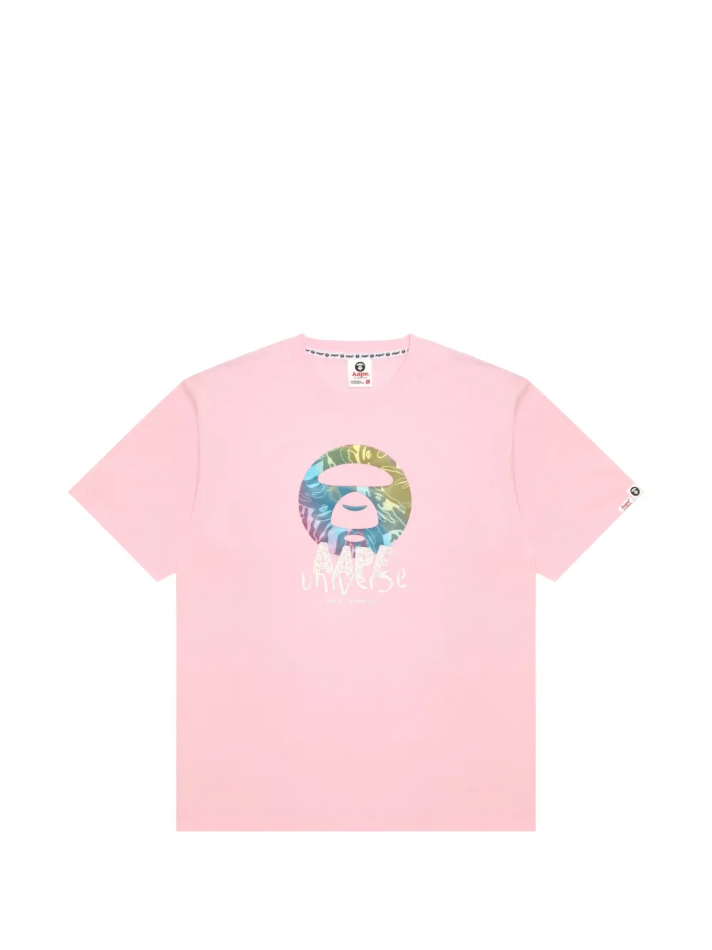 AAPE BY *A BATHING APE® T-shirt con grafica - Rosa