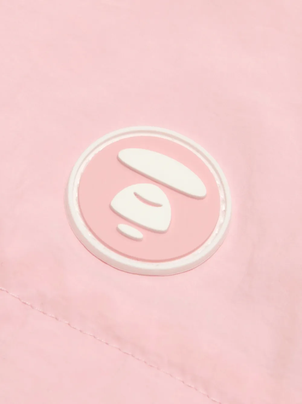 AAPE BY *A BATHING APE Jack met capuchon en logodetail Roze