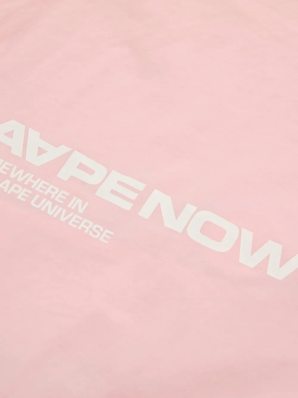 AAPE BY *A BATHING APE Jack met capuchon en logodetail Roze
