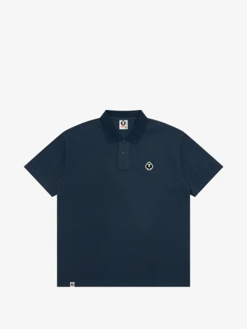 AAPE BY *A BATHING APE® рубашка поло с логотипом