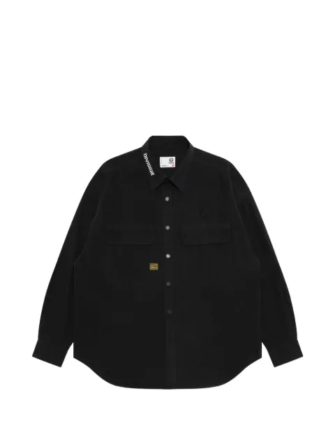 AAPE BY *A BATHING APE® logo-patch pocket shirt