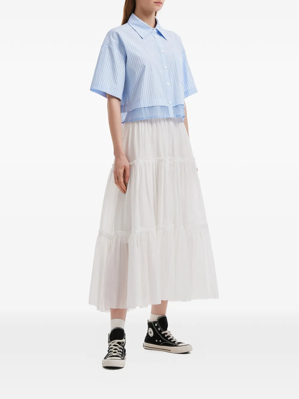 tout a coup Gelaagde blouse Blauw