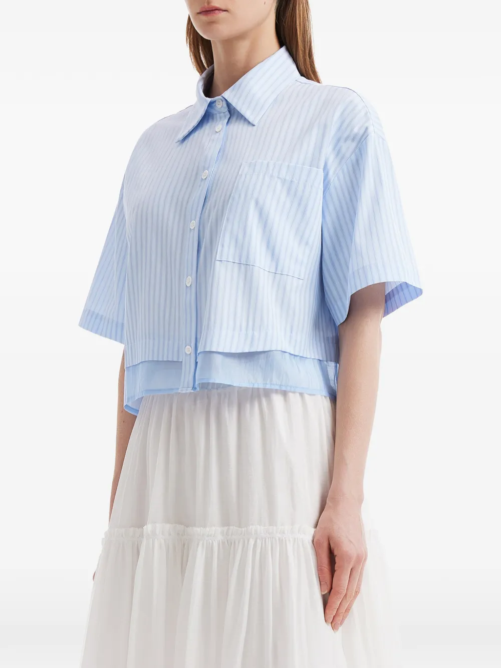tout a coup Gelaagde blouse Blauw