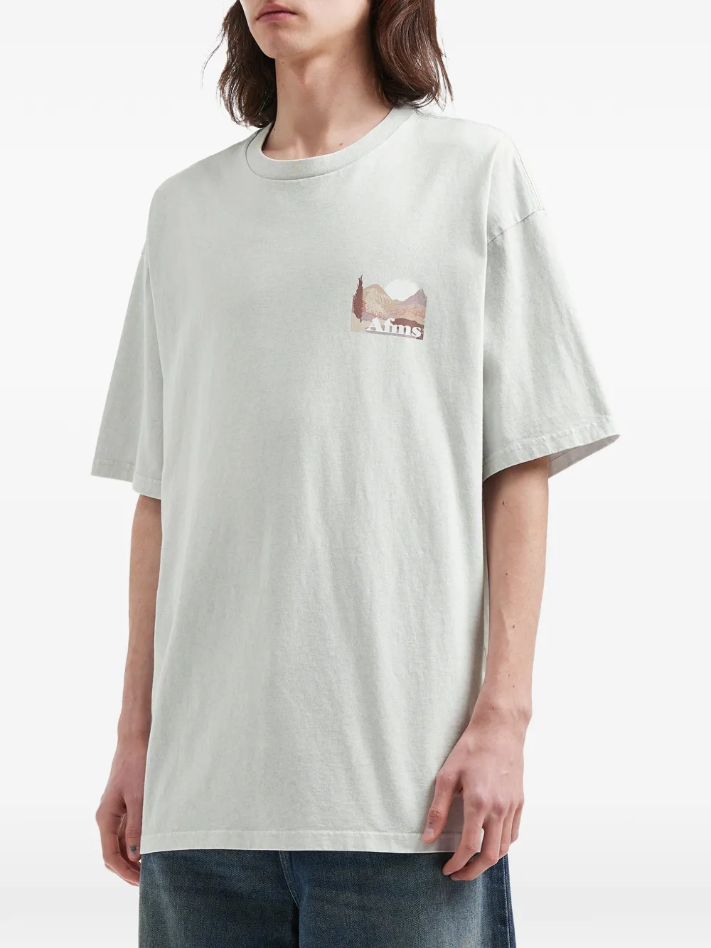  Aftermaths Graphic-print T-shirt - Grey 