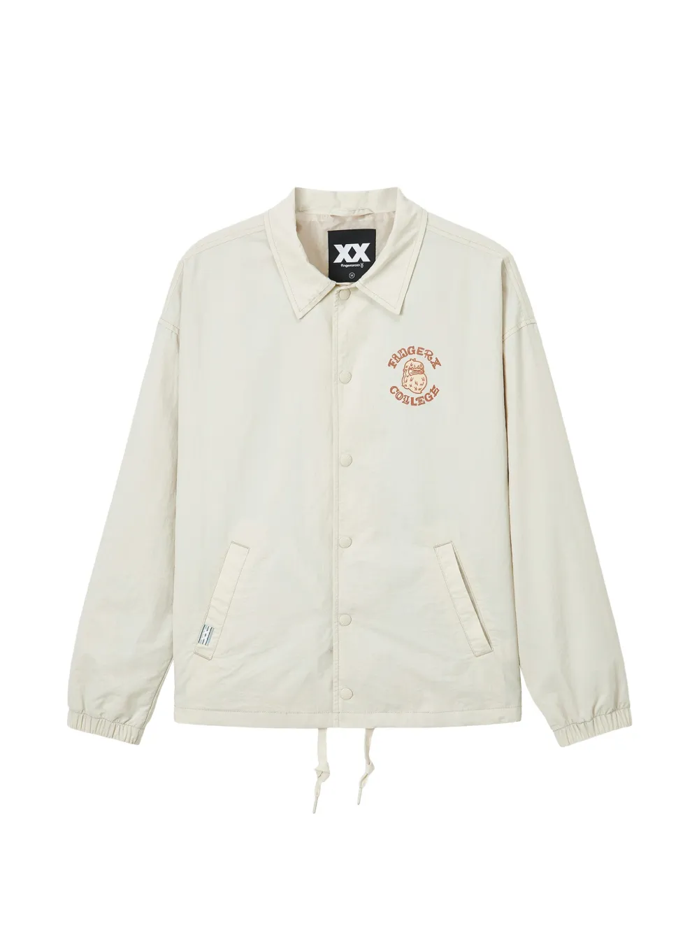 FINGERCROXX Giacca Graphic con coulisse - Toni neutri