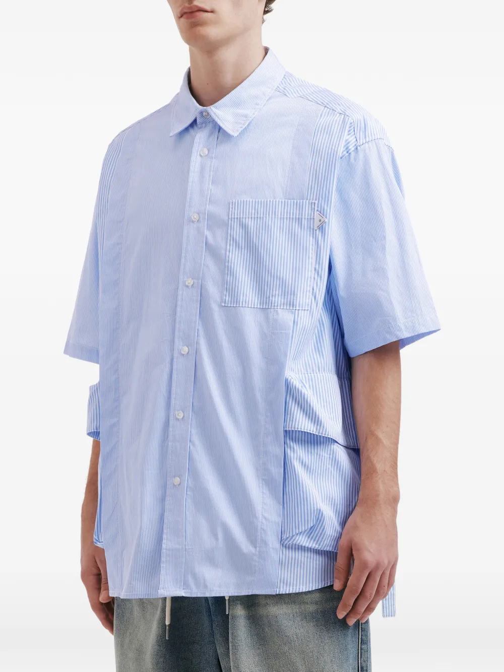  Musium Div. Cargo-pocket Shirt - Blue 