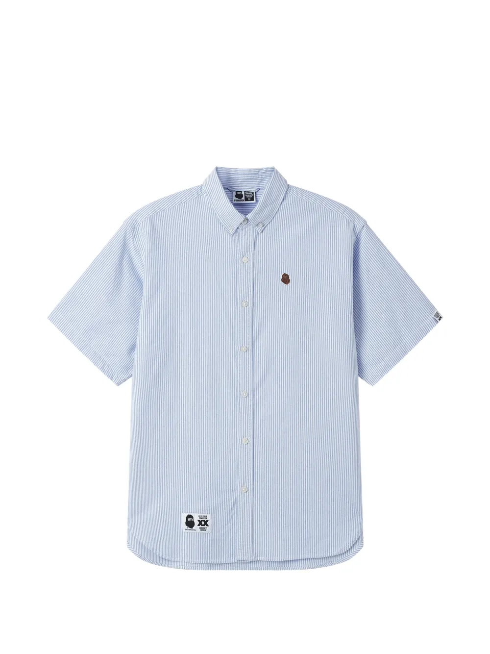 FINGERCROXX 条纹图案衬衫 | 蓝色 | Image 1